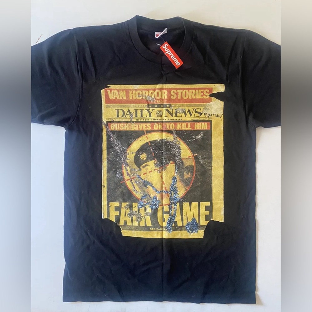 Supreme Dash Snow FW16 Black Size Medium brand new w/ tags